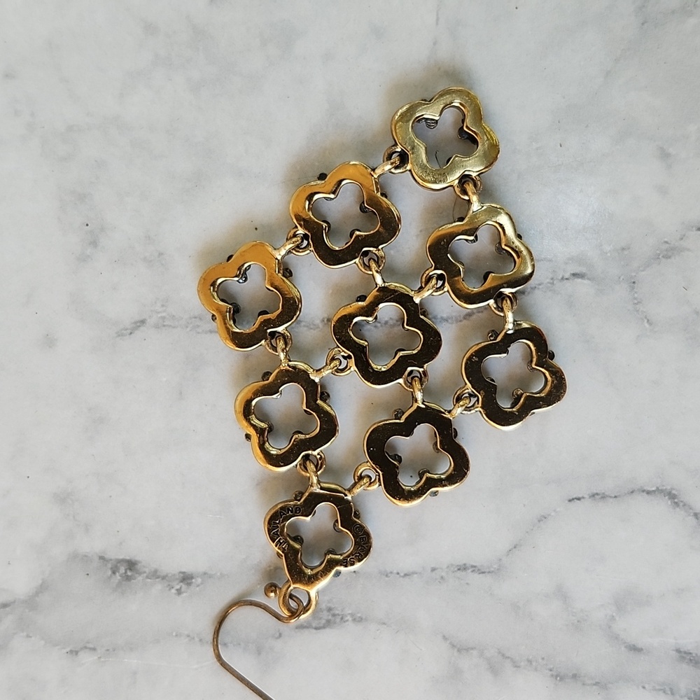 BARSE GOLDEN BRONZE DROP EARRINGS - Picture 4 of 6